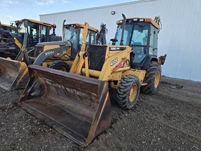 John Deere 410E Loader Backhoe