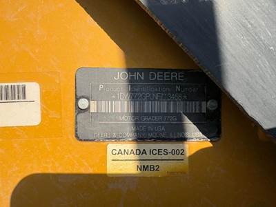 John Deere 772G Motor Grader