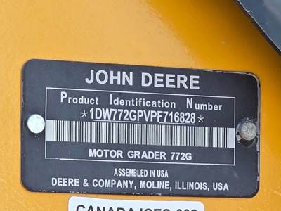 John Deere 772G Motor Grader