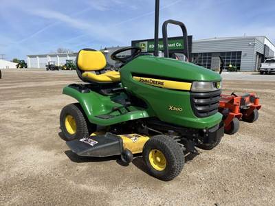 John Deere X300 Riding Lawn Mower
