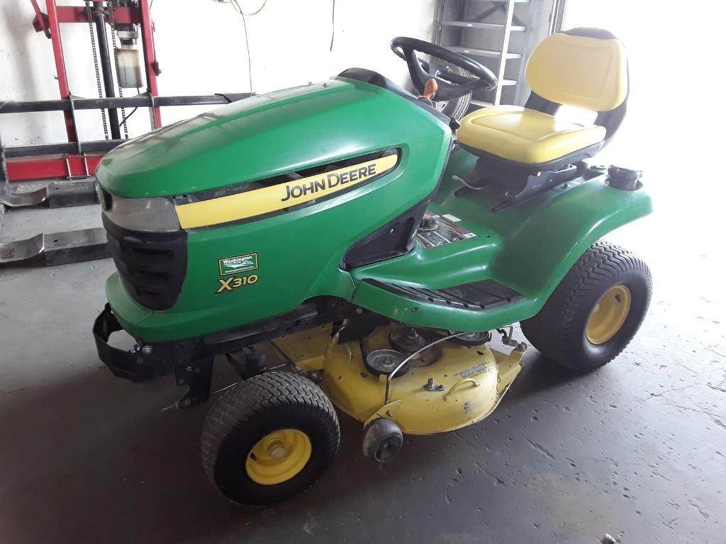 2013 John Deere X310 Riding Lawn Mower For Sale, 425 Hours Coulee