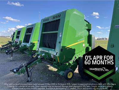 John Deere 560R Round Hay Baler