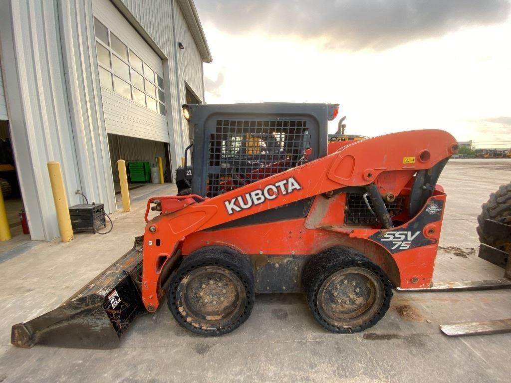 2016 Kubota SSV75 Skid Steer For Sale, 1,640 Hours Pflugerville, TX