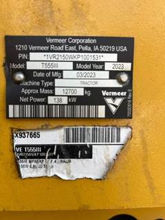 Vermeer T555 COMMANDER III Trencher