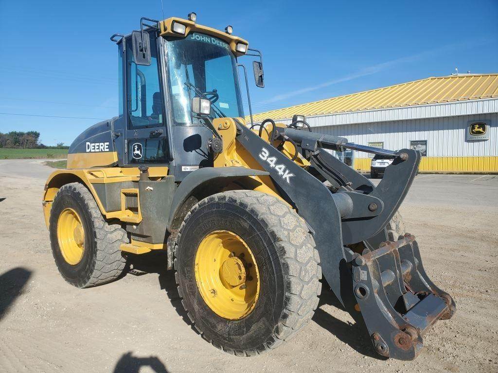 2016 John Deere 344K Wheel Loader For Sale, 4,556 Hours Burnsville