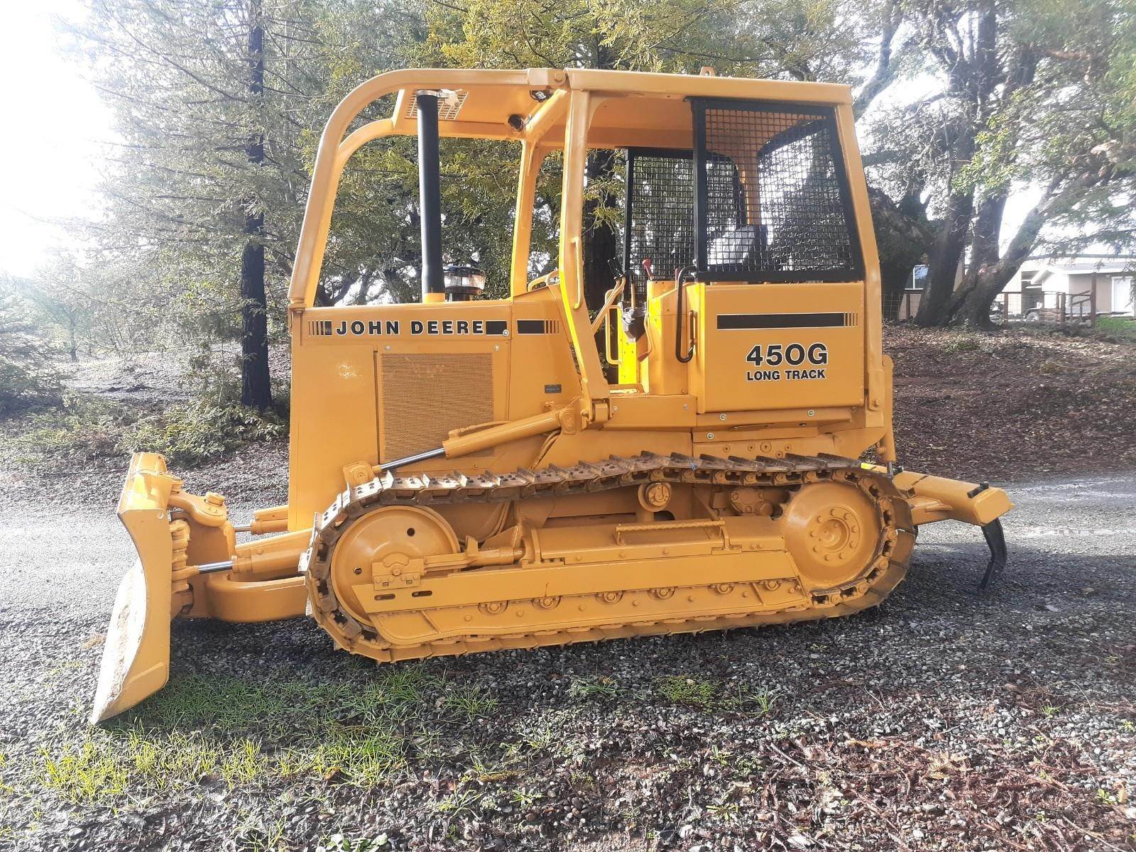 1991 John Deere 450G LT Dozer For Sale, 894 Hours Santa Rosa, CA