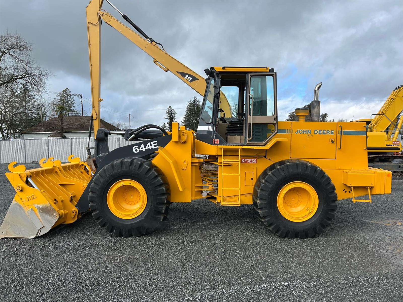 1991 John Deere 644E Wheel Loader For Sale, 6,800 Hours Santa Rosa