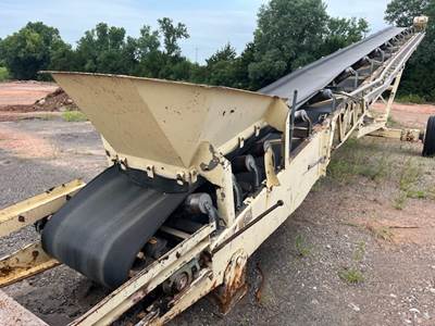 Astec 30” x 50’ Radial Stacker Conveyor
