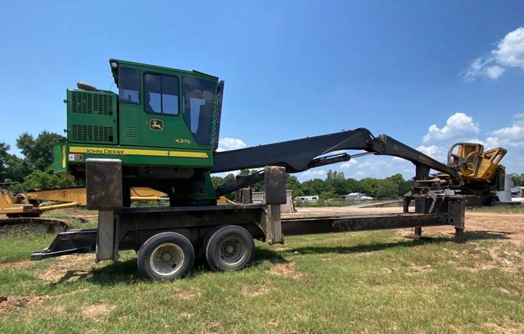 2017 John Deere 437E Log Loader For Sale, 8,337 Hours Monroe, LA
