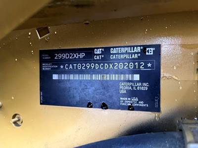 Caterpillar 299D XHP Track Skid Steer Loader