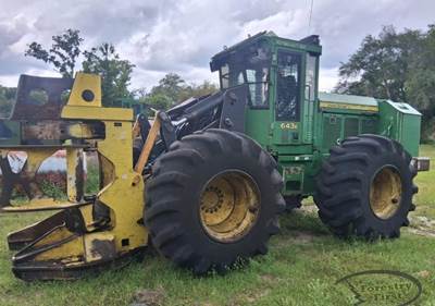 John Deere 643K Wheeled Feller Buncher
