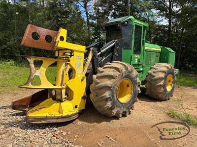John Deere 643K Wheeled Feller Buncher