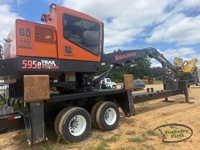 Barko 595B Trailer-Mounted Log Loader