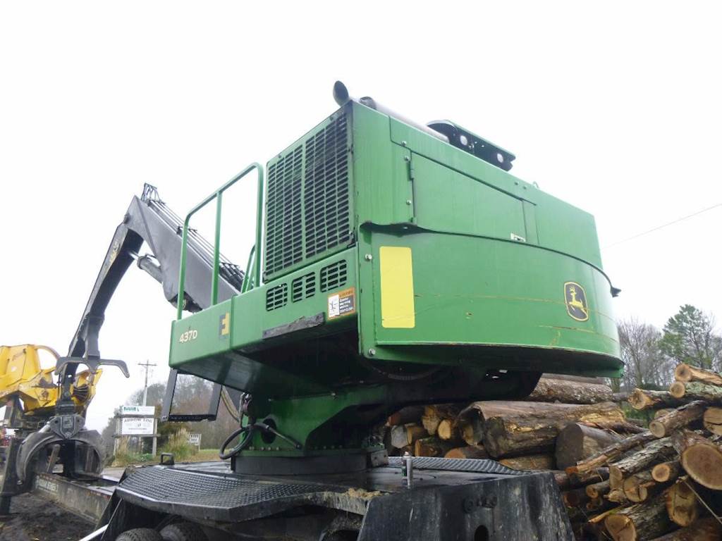 2014 John Deere 437D Log Loader For Sale, 7,282 Hours Lexington, SC