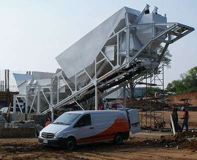 NEW 2025 CONQUEST MFG MOBILE BATCH PLANT