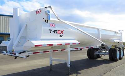 2026 EXA T-REX 32 HALF ROUND END DUMP TRAILER