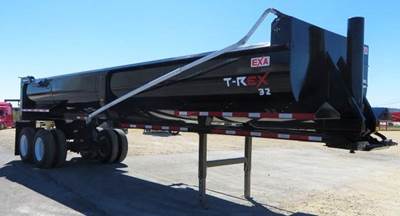 2026 EXA T-REX 32 HALF ROUND END DUMP TRAILER