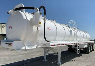 2026 EXA 165BBL VACUUM TANK TRAILER LIGHTWEIGHT