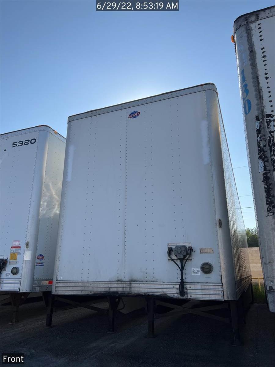 2016 UTILITY 53 ft Dry Van Trailer Air Ride, Sliding Axle For Sale