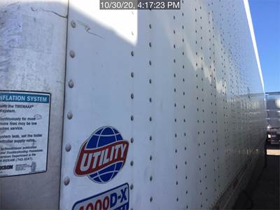 UTILITY 53 ft Dry Van Trailer - Air Ride, Sliding Axle