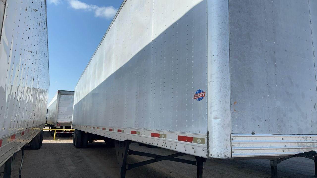 2008 UTILITY 53 ft Dry Van Trailer Swing Door, Air Ride, Sliding Axle