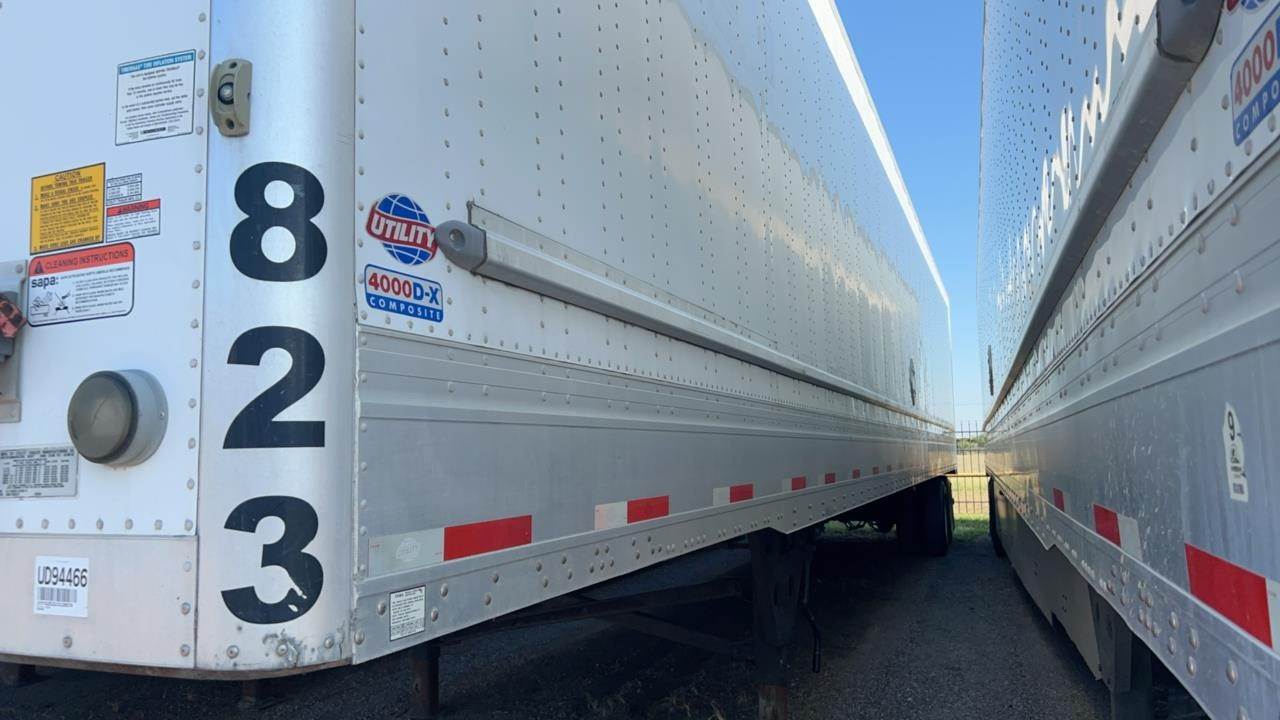2018 UTILITY 53 ft Dry Van Trailer Air Ride, Sliding Axle For Sale