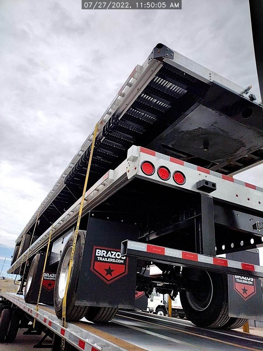2023 Brazos 48x102 Flatbed Trailer Air Ride, Spread Axle For Sale