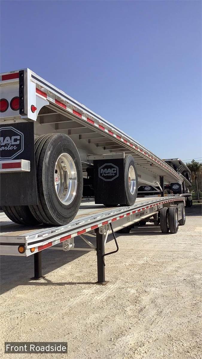 2023 MAC 48x102 Flatbed Trailer Air Ride, Sliding Axle For Sale