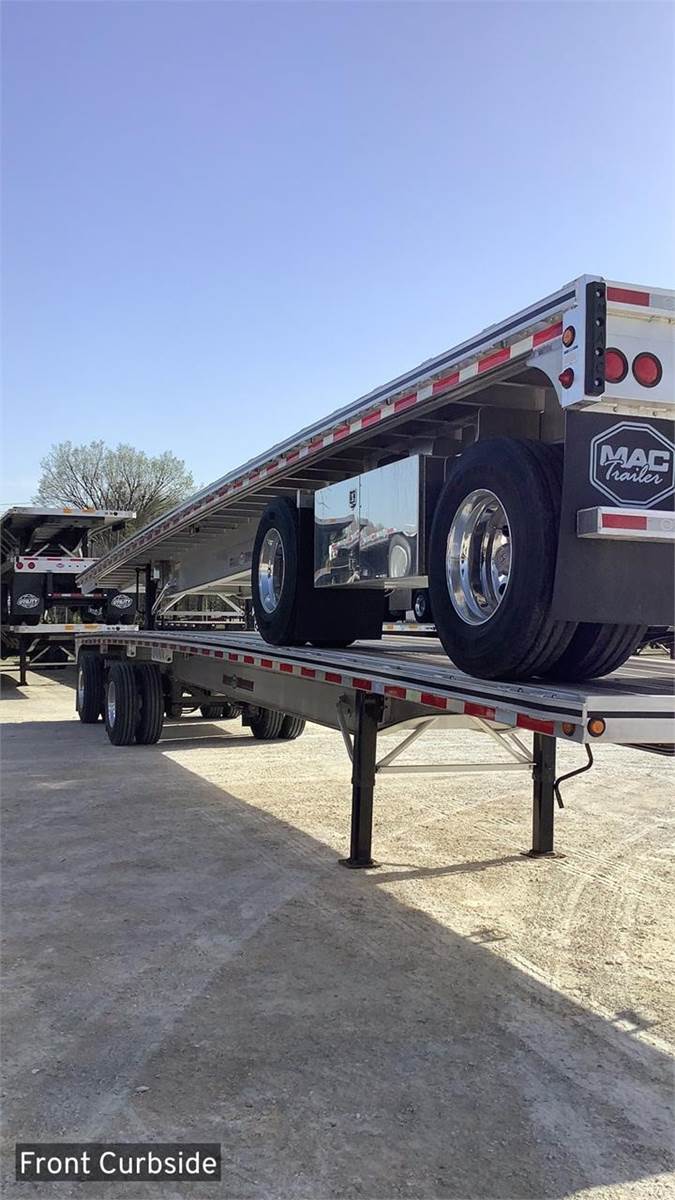 2023 MAC 48x102 Flatbed Trailer Air Ride, Sliding Axle For Sale
