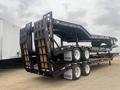 Pitts 44x102 Flatbed Trailer - Leaf Springs