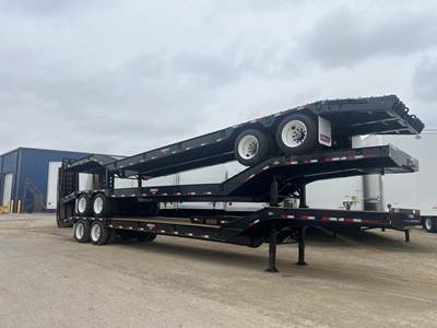 Pitts 44x102 Lowboy Trailer - Leaf Springs