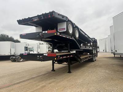 Pitts 44x102 Lowboy Trailer - Leaf Springs