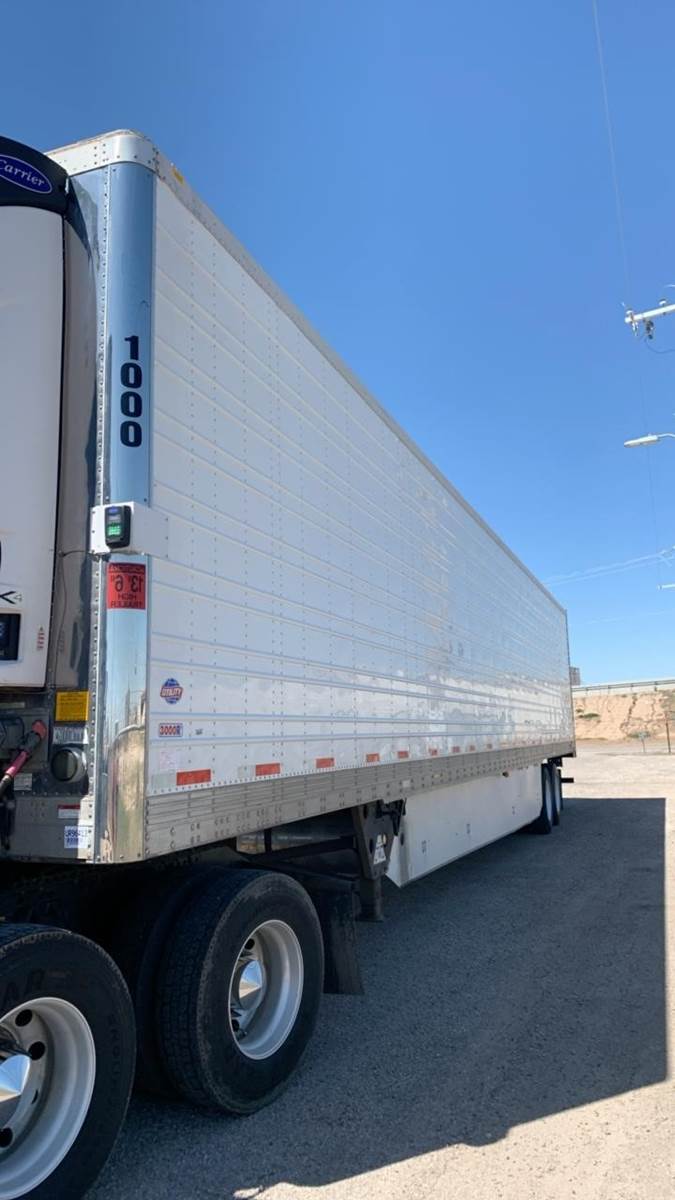 2019 UTILITY 53 ft Reefer Trailer Sliding Axle, Swing Door For Sale