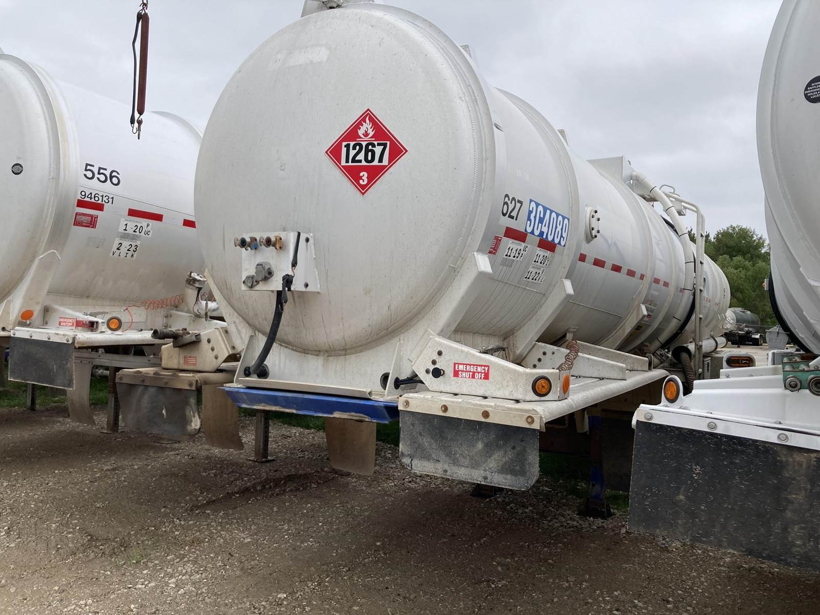 2015 Dragon DOT 407 8400 GAL AIR RIDE IN TEST Crude Oil Tank