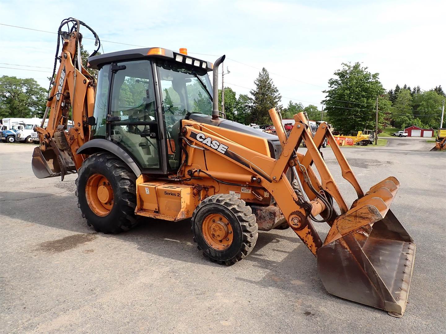 2005 Case 580M Series 2 Backhoe For Sale, 5,050 Hours Phillipston, MA