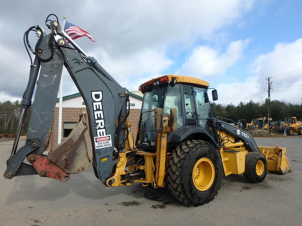 2010 John Deere 710J Backhoe For Sale, 7,813 Hours Phillipston, MA