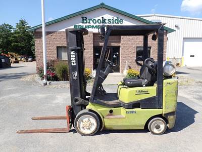 Clark CGC25 Cushion Tire Forklift - 4600lb Capacity, 16ft Lift Height