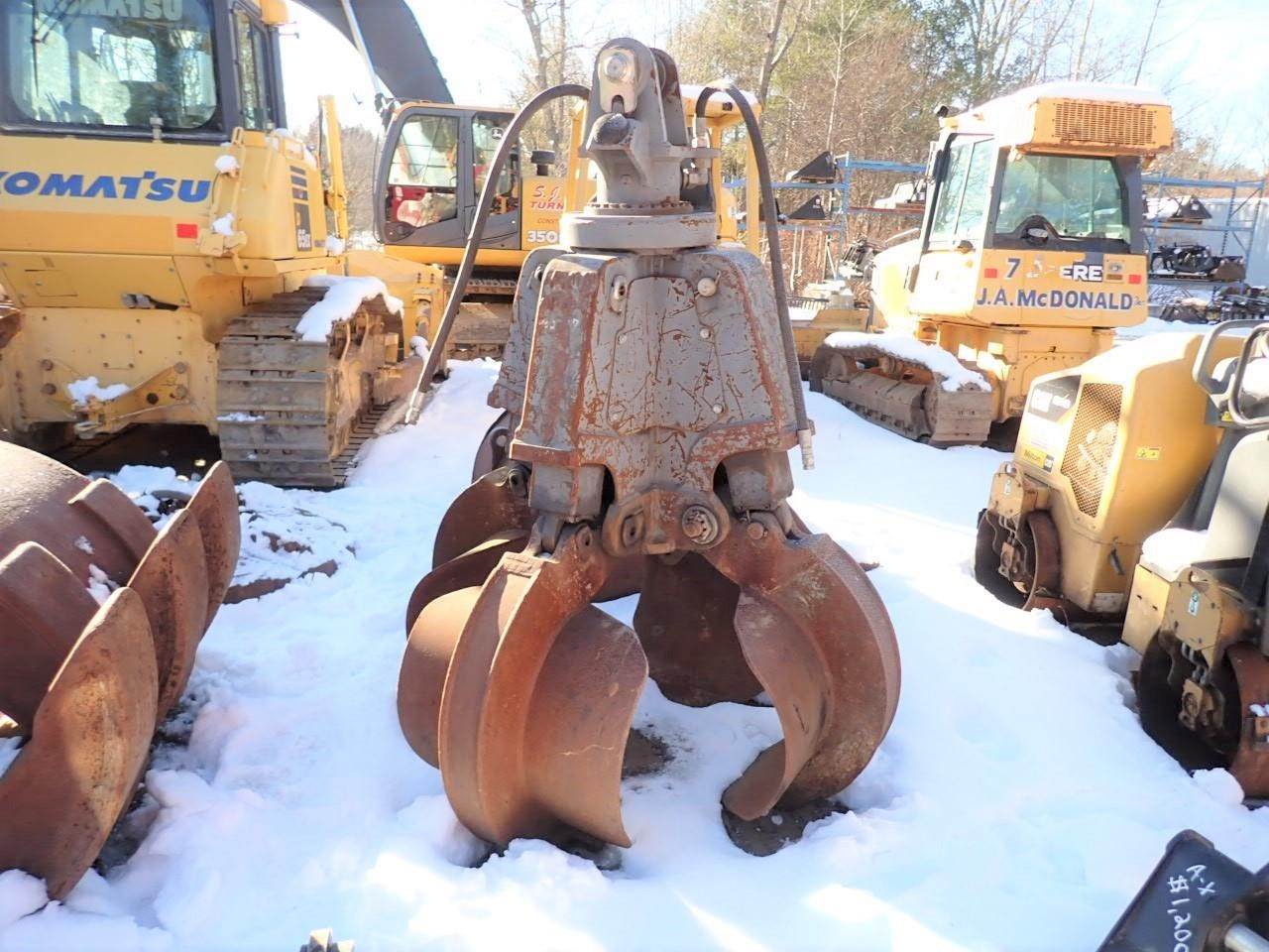 ATLAS E732 OrangePeel Grapple For Sale Phillipston, MA AG29