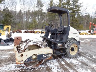 Ingersoll-Rand SD45D Padfoot Roller Compactor