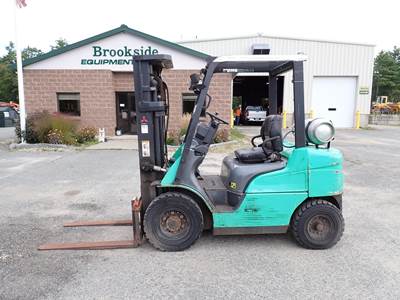 Mitsubishi FG25N Pneumatic Tire Forklift - 4700lb Capacity, 16ft Lift Height
