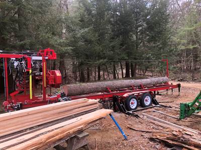 2021 Cooks HD3238 Bandsaw Mill