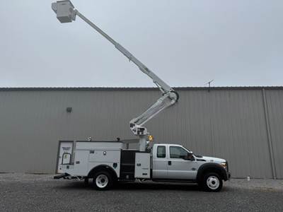 2015 Ford F-550 Extended Cab Boom / Bucket Truck - Altec AT40G Aerial Lift