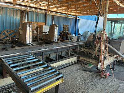 Hurdle 3 Head Block Circular Sawmill
