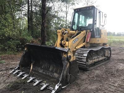 2012 John Deere 655C II Dozer - 4 in 1 Bucket