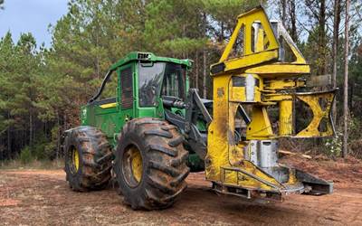 2017 John Deere 843L Feller Buncher