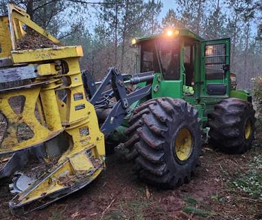 2022 John Deere 843L-II Feller Buncher - FD55 Felling Head