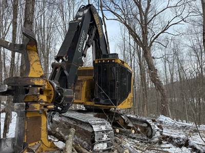 2012 Tigercat 822C Wheeled Feller Buncher