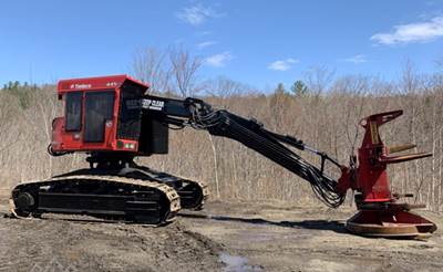 2005 Timbco 445EXL Wheel Feller Buncher - Quadco 22B Hotsaw