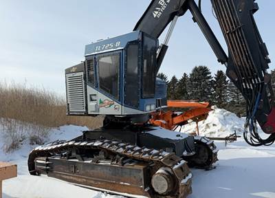 2010 TimberPro TL725B Track Feller Buncher