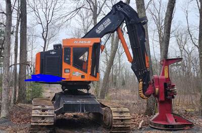 2014 TimberPro TL745B Track Feller Buncher - Quadco 2900 Felling Head